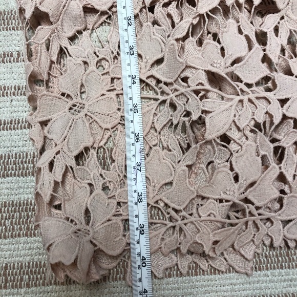 | Ark & Co. | nude tan lace midi dress. Size S - Picture 7 of 8